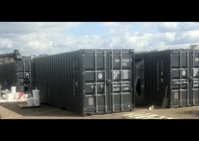 Shell Oil Work Space Containers Exterior